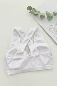 Lamelif Sırt Çapraz Askılı Pedli Sporcu Sütyen