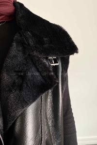 Black Zippered Neck Zero Arm Without Accessories Parachute Fabric Unprinted Vest