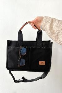 Black With Suspenders Skin Hand Bag Bag