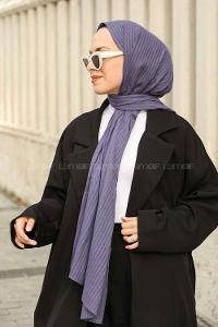 Lamelif Cotton Line Şal İndigo