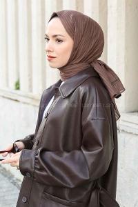 Lamelif Cotton Line Şal Kakao