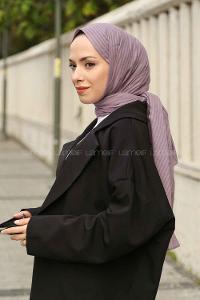 Lamelif Cotton Line Şal Leylak