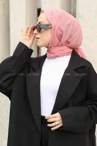 Lamelif Cotton Line Şal Şeker Pembe