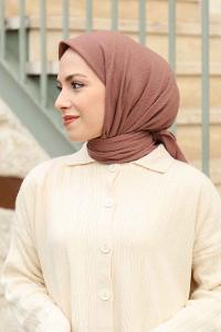 Ashes Gray Cotton Fabric Straight Shawl