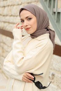 Lamelif Mio Caz Eşarp Toprak