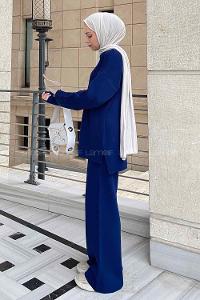 Lamelif Düz İkili Takım Saks