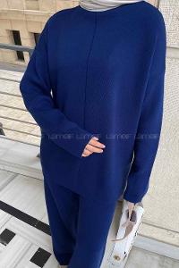 Lamelif Düz İkili Takım Saks