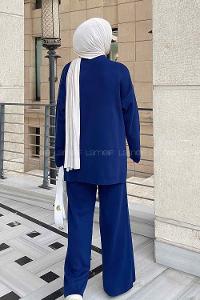 Lamelif Düz İkili Takım Saks