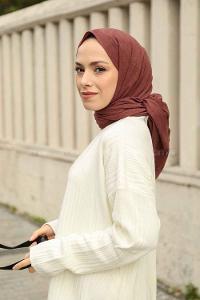 Lamelif Gül Kurusu Keten Şal