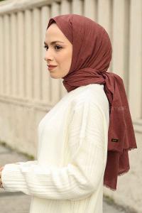 Lamelif Gül Kurusu Keten Şal