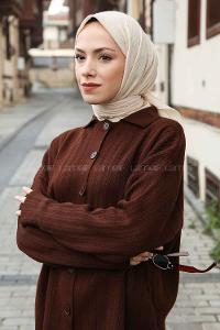 Lamelif Bambu Eşarp Bej