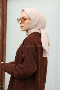 Lamelif Bambu Eşarp Koyu Taş