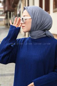 Lamelif Bambu Eşarp Füme