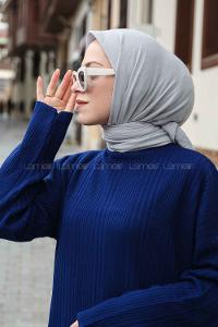 Lamelif Soft Touch Eşarp Açık Gri