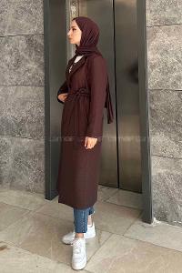 Lamelif Kapitone Uzun Mont Acı Kahve