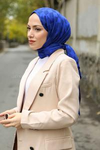 Saxe Viscose Fabric Printed Shawl