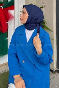 Lamelif Mio Caz Eşarp Gece Mavisi