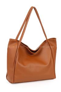 Tan Buckle Skin Hand Bag Bag