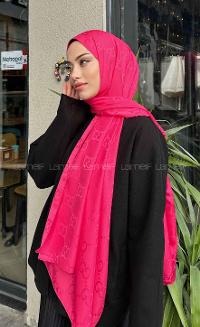 Lilac Cotton Fabric Viscose Fabric Printed Shawl