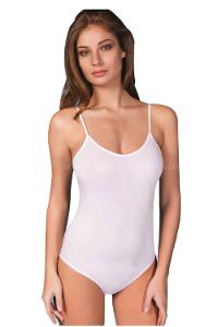 White Scoop Neck Sleeveless Arm Unprinted Singlet