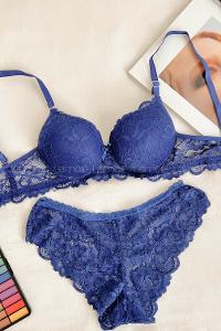 Sax Cotton Fabric Underwire Unsupport 