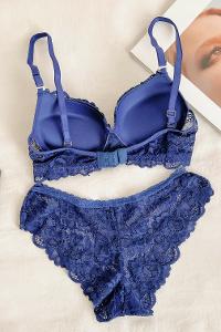 Sax Cotton Fabric Underwire Unsupport 