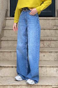 Lamelif Geniş Paça Baggy Jean