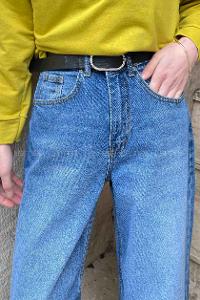 Lamelif Geniş Paça Baggy Jean