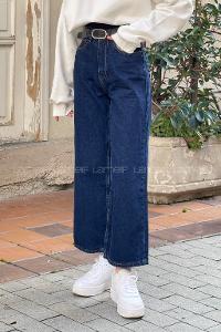 Blue Denim High Waist Denim Pants