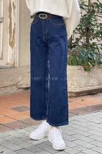 Blue Denim High Waist Denim Pants