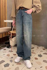 Lamelif Kemer Tokalı Baggy Jean