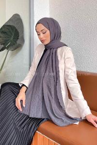 Lamelif Soft Touch Şal Antrasit