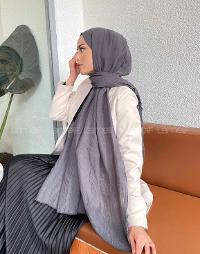 Lamelif Soft Touch Şal Antrasit