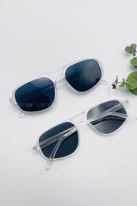 Lamelif Asia Şeffaf Çerçeve Siyah Güneş Gözlüğü