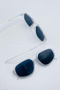 Lamelif Asia Şeffaf Çerçeve Siyah Güneş Gözlüğü