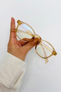 Brown With Milk Glasses