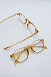 Brown With Milk Glasses