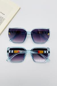 Lamelif Gucc Bebe Mavi Çerçeve Siyah Cam Güneş Gözlüğü