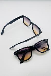 Lamelif RayBan Siyah Çerçeve Çok Renkli Güneş Gözlüğü