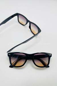 Lamelif RayBan Siyah Çerçeve Çok Renkli Güneş Gözlüğü