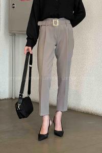 Smoked Linen High Waist Linen Pants