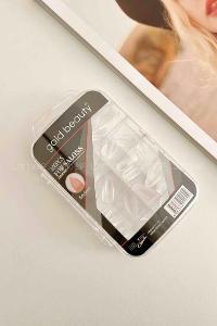 Lamelif Gold Beauty Takma Tırnak Badem Şeffaf