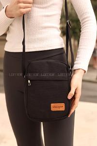 Black Without Accessories Rope Hand Bag Bag