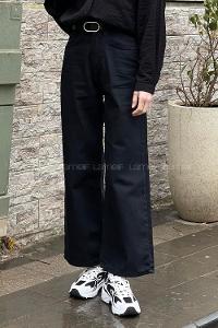 Smoked Denim High Waist Denim Pants