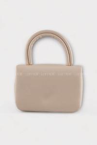 Lamelif Mini Çapraz Askılı Ve El Çantası Helen Vizonrengi