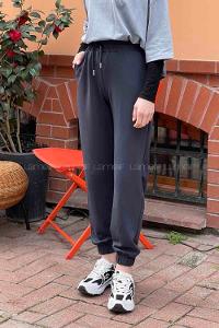 Lamelif Modal Kumaş Paça Lastik Detay Eşofman Antrasit