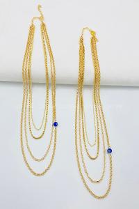 Gold Gold Straight Necklace