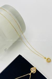 Gold Gold Straight Necklace