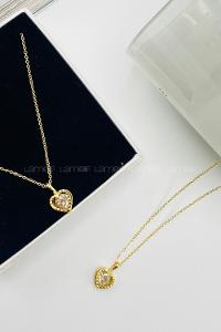Gold Gold Straight Necklace
