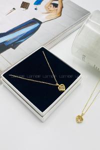 Gold Gold Straight Necklace